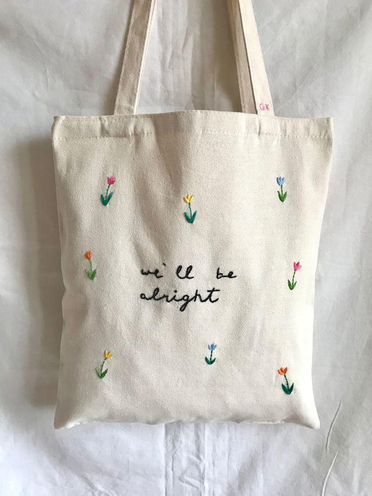 Cute Flowers Tote bag